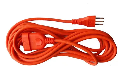 Alargador Eléctrico Philco 10 Metros Naranja - Extensión de Alta Resistencia 2500W - Cable Calibre 1.0mm² para Exteriores y Taller