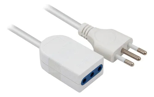 Alargador Eléctrico Philco 5 Metros - 2500W Máximo 1 Toma Color Blanco