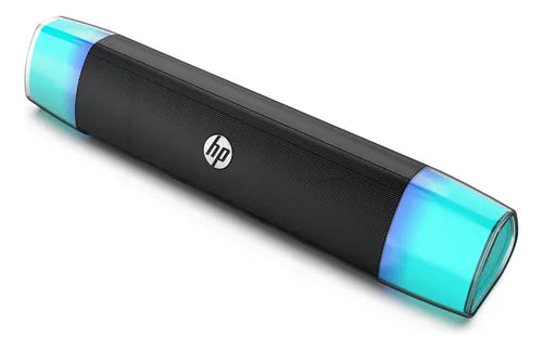 Parlante de Sonido HP DHE-6010 - Barra de Sonido Bluetooth con Luces RGB, 6W de Potencia, Conexiones 3.5mm y USB