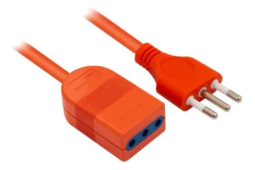 Alargador Eléctrico Philco 15 Metros Naranja - Extensión Industrial 2500W - Cable Calibre 1.0mm²