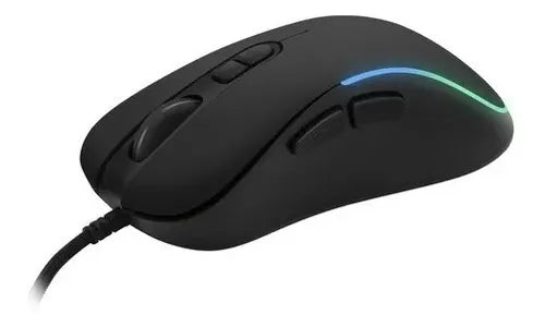 Mouse Gamer Monster Bold FPS 8000 DPI RGB Ajustable 6 Botones Cable Trenzado 1.5m