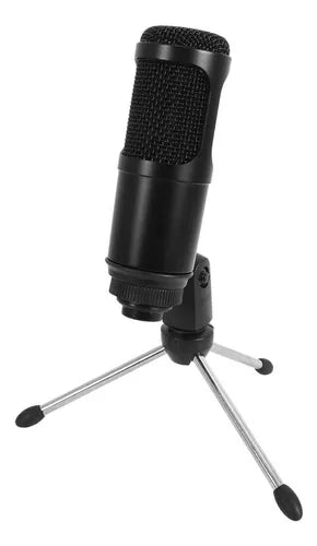 Micrófono Pc de Estudio USB Philco con Trípode - Micrófono Condensador Profesional para Streaming
