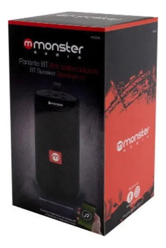 Parlante Bluetooth Monster MX450 Negro Sonido Estéreo TWS, Radio FM y Batería 1200mAh