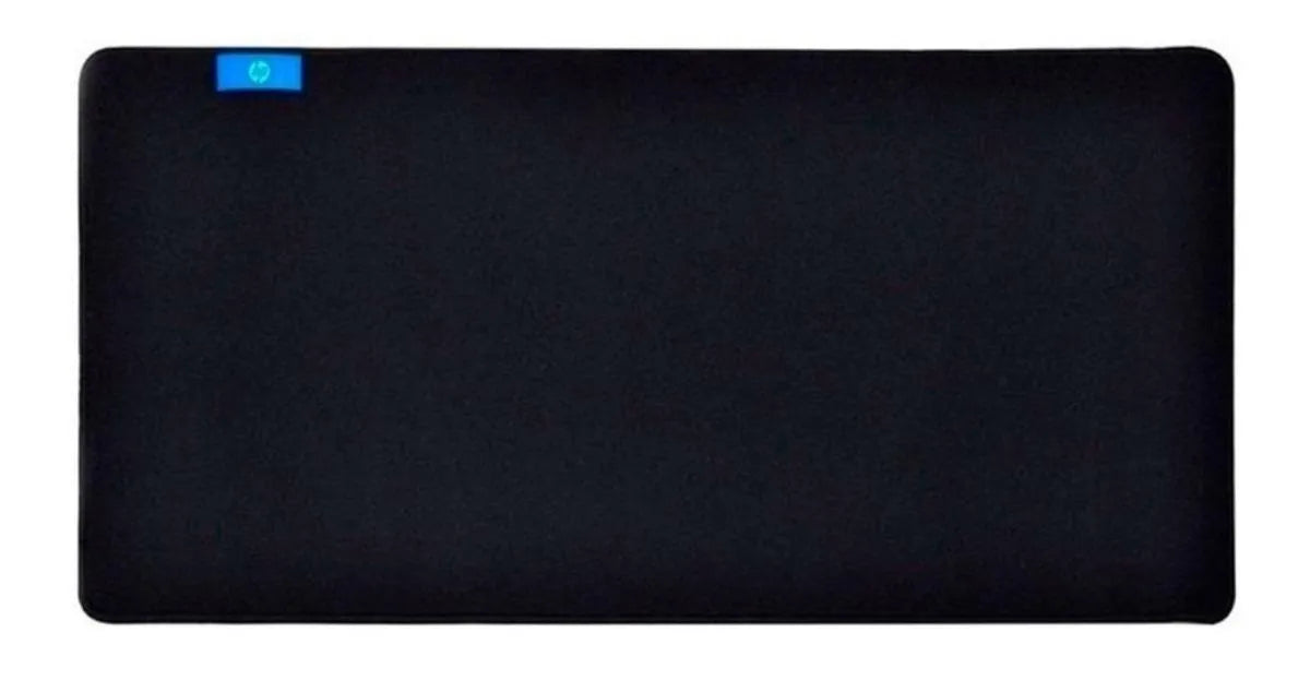 MousePad HP - Negro XL (700x350mm) - Surface Suave, Base Antideslizante para Gaming y Oficina