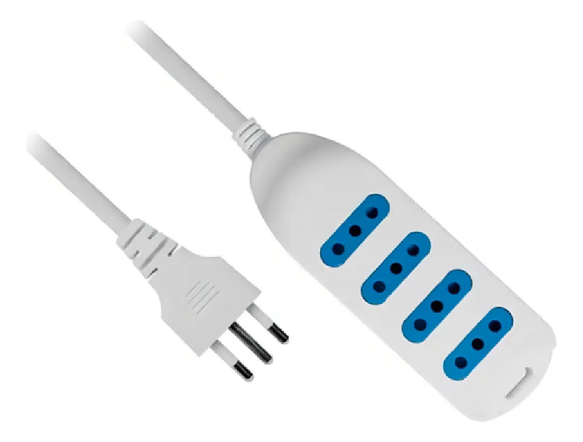 Alargador Electrico Philco 4 Tomas 1.5 Metros - Máxima Seguridad 1500W x 6 Unidades