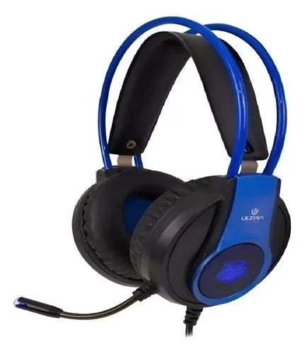 Audífono Pc Gamer Ultra Blaster 5.1 - Sonido Surround, Iluminación Micrófono Flexible, Drivers 50mm - Compatible con PC, PS4, Xbox - Color Negro