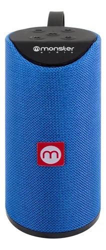 Parlante Bluetooth Monster MX450  Azul Sonido Estéreo TWS, Radio FM y Batería 1200mAh