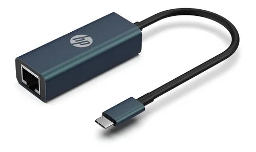 Hub USB-C a Ethernet Gigabit HP - Conexión Red Alámbrica 1000Mbps, Plug & Play, Compatible Universal
