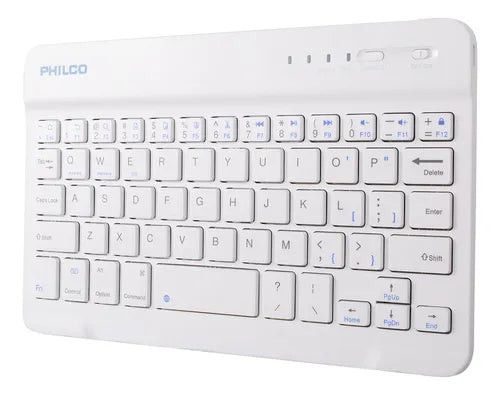 Teclado Mini Bluetooth Philco BK-701 de 7 Pulgadas  Blanco