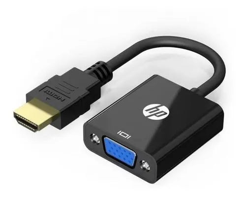 Adaptador HDMI a VGA HP CT208 - Conversor Digital a Analógico 1080p @60Hz, Compatibilidad Universal