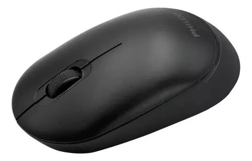 Mouse Inalámbrico Philco 7315B Negro - Diseño Ultra Delgado, Conexión 2.4G