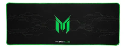 MousePad Gamer Monster Mild XL 75x28cm Base Antideslizante Superficie Suave  Diseño con Patrón Negro