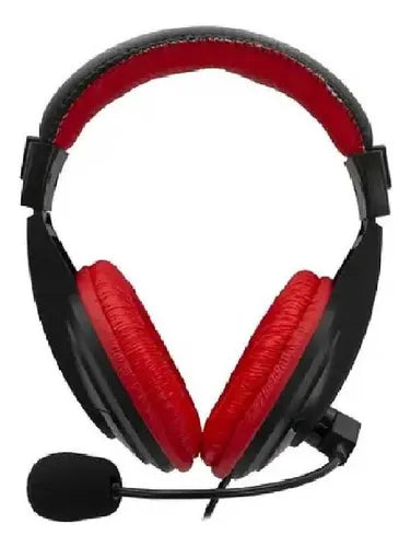 Audífonos Pc Y Consola  Gamer Monster Games Loud 550 Color Rojo Multiplataforma Sonido Surround Micrófono Omnidireccional