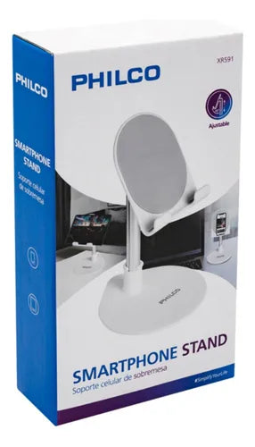 Soporte Celular  Adjustable Philco para Celular  - Base Estable con Altura y Ángulo Ajustable