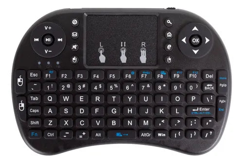 Teclado Inalámbrico Philco con Touchpad para Smart TV - Mini Teclado Multifunción, Español, Negro,