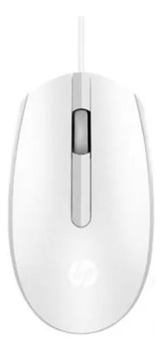 Mouse HP M10 Alámbrico - 1200 DPI - Óptico - 3 Botones - USB - Ambidiestro - Compatible con Windows, Mac y Chrome OS Blanco