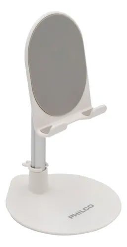 Soporte Celular  Adjustable Philco para Celular  - Base Estable con Altura y Ángulo Ajustable