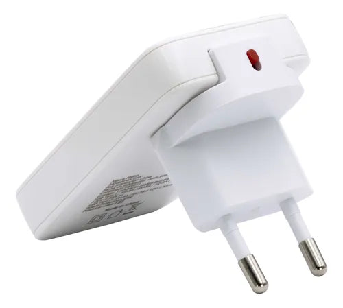 Cargador Celular Ultra Plano Philco 45W Dual Puerto USB-C + USB-A - Incluye Cable Tipo-C Blanco
