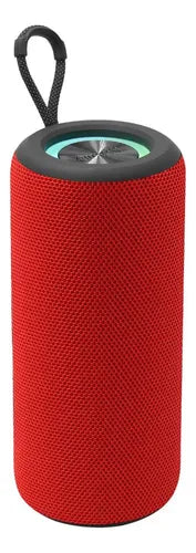 Parlante Bluetooth Monster P468 con Luces LED Rojo Sonido 10W, TWS y Radio FM Batería 1200mAh