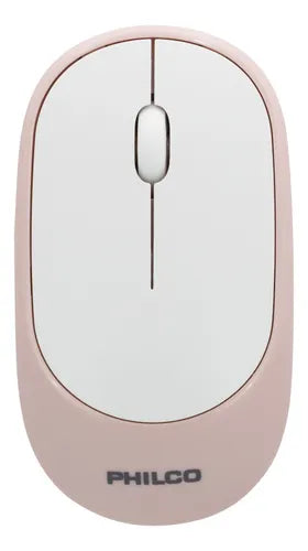 Mouse Inalámbrico Philco SPK7314 Rosa - 1200 DPI, Diseño Elegante, 10m de Alcance, 3 Millones de Clics