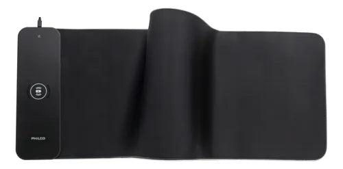 Mousepad Gamer Philco SPL7604 - XL con RGB y Carga Inalámbrica, 80x30cm, Negro