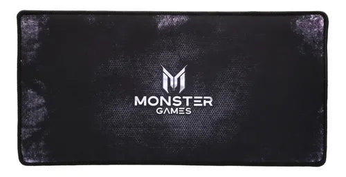 MousePad Gamer Monster Magic 40x20cm Base Antideslizante Superficie Suave Negro