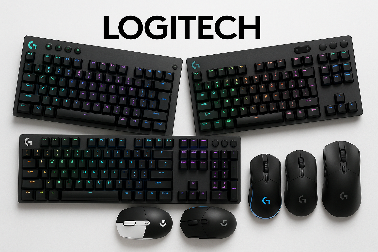 la pudes hacer con fondo claro y colocar logitech arrba 